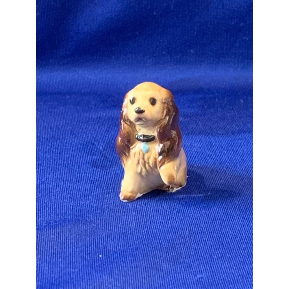 Miniature Porcelain Cocker Spaniel Lady Figurine